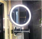 MAGNIFILUX – LED-vergrotingsspiegel met instelbare verlichting en oplaadbare accu