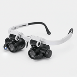OPTIGLOW – Geavanceerde LED-loepbril met 3-niveau vergroting