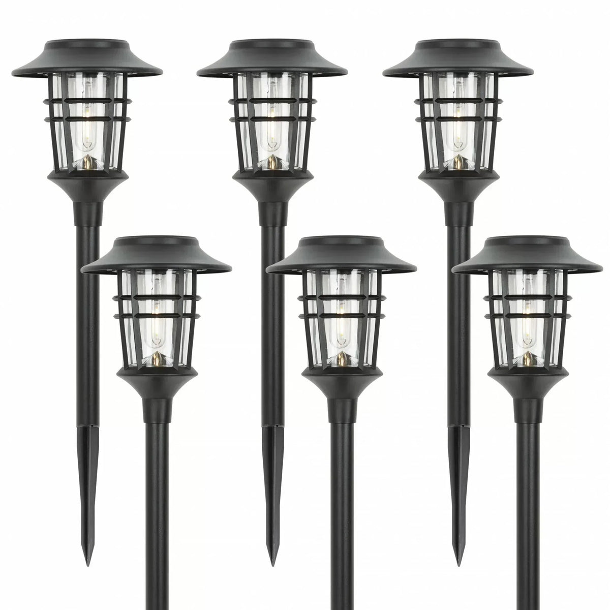 Tuinlampen | Zonne-zaklamp Set van 6 stuks.