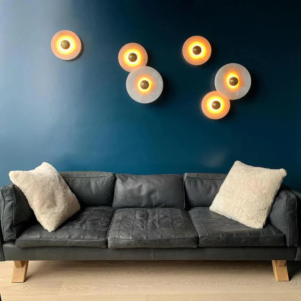 Alabaster Wandlamp – Minimalistische Luxe Verlichting | Sfeervolle Wanddecoratie