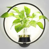 LED-Wandlamp met geïntegreerde plant – Designer-wandlampen voor binnen