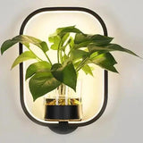 LED-Wandlamp met geïntegreerde plant – Designer-wandlampen voor binnen