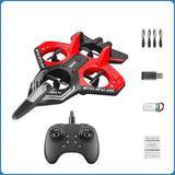 Lichte RC-vliegtuig met gyroscopische stabilisatie en LED-verlichting – ideaal voor beginners en kinderen