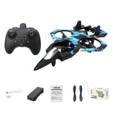 Lichte RC-vliegtuig met gyroscopische stabilisatie en LED-verlichting – ideaal voor beginners en kinderen