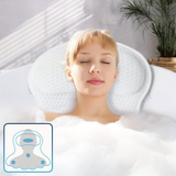 LuxeRest | Ergonomisch Mesh Badkussen voor Nek- en Rugsteun