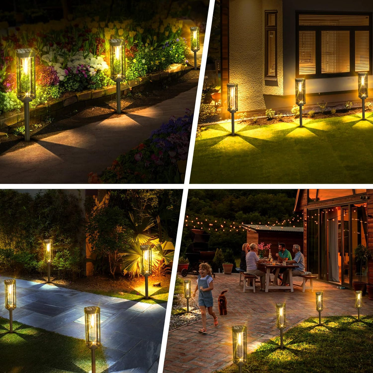EcoGlow Solar Lantern – Weerbestendige Buitenverlichting met Warm LED Licht