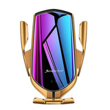 PREMIUM - Automatisch Klemmende Telefoonhouder | Draadloze Oplader