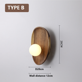 Natuurlijke Houten Wandlamp – Een Mix van Rustieke Charme & Moderne Eenvoud