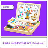 KreativBox Magnetspel – Leerplezier met Puzzel & Tekenbord