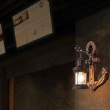 Houten Anker LED-Wandlamp – Nautica