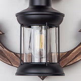 Houten Anker LED-Wandlamp – Nautica