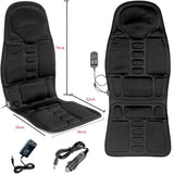 8-Mode Verhitte Massagestoel Pad voor Rug, Nek & Volledige Lichaamsontspanning – Perfect voor Auto & Thuis