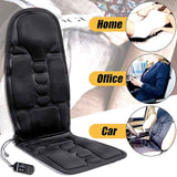 8-Mode Verhitte Massagestoel Pad voor Rug, Nek & Volledige Lichaamsontspanning – Perfect voor Auto & Thuis