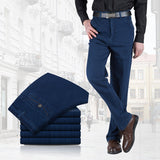 Rechtaf gesneden herenjeans met hoge taille