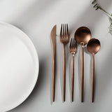 Luxe Roestvrijstalen Bestekset – Goudkleurig Design | 24-delig / 48-delig