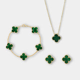Charmify - Luxe sieradenset met ketting, armband en oorbellen