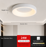 Scandinavische Ronde LED-Plafondlampen - NordicGlow