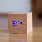 Compacte Mini LED Digitale Wecker - Aanpasbare Helderheid en Nachtmodus