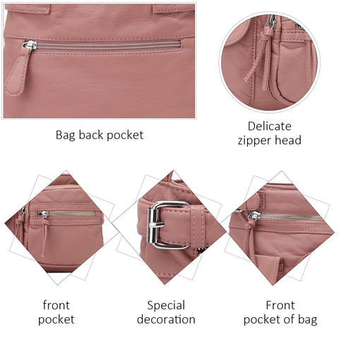 Multifunctionele Modieuze Anti-Diefstal Tas - SafeStyle