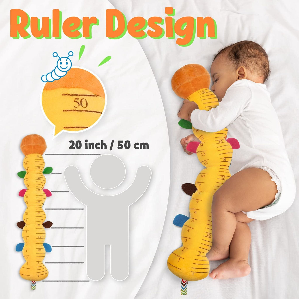 Muzikale Rups Knuffel - Interactief en Zacht