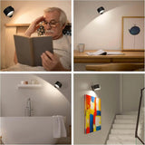 SCANDIGLOW – Draadloze Scandinavische Wandlamp met Afstandsbediening