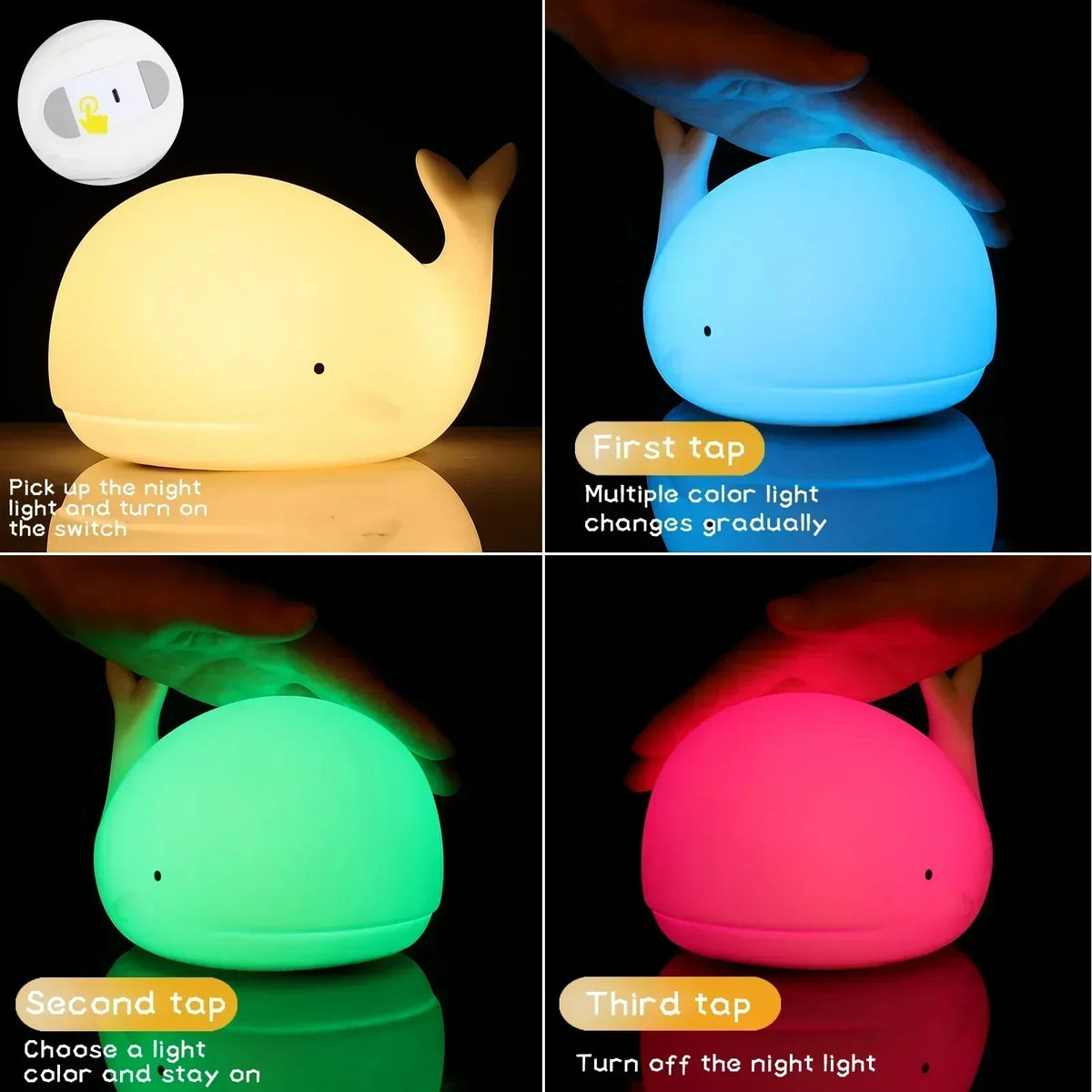 Magisch verlichte Walnachtlamp – Luma | Zacht Licht voor Kinderen