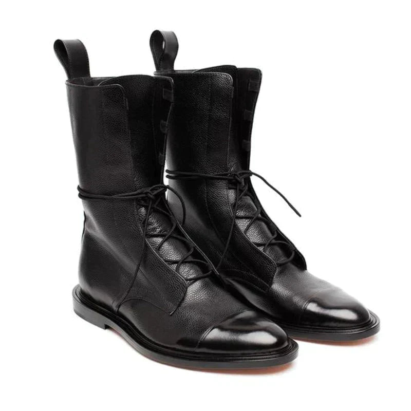 Dames Enkellaarsjes van Leer – Mirelle
