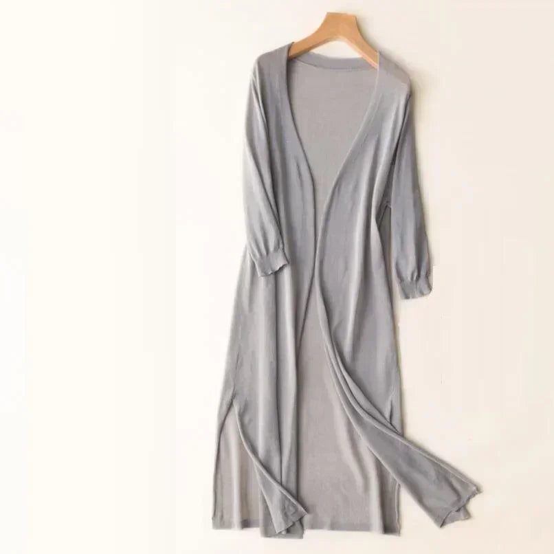 Zomer dames lang vest – Elegant lichtgewicht vest voor stijlvolle en luchtige looks