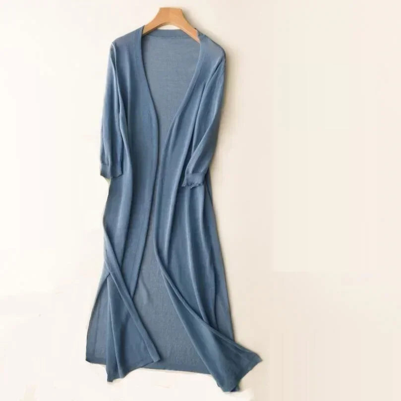 Zomer dames lang vest – Elegant lichtgewicht vest voor stijlvolle en luchtige looks
