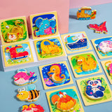 Houten Dierenpuzzels voor Kinderen - Educatief en Leuk