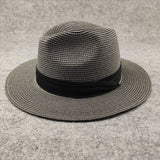 Klassieke Brede Rand Fedora Hoed voor Mannen