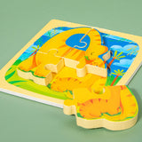Houten Dierenpuzzels voor Kinderen - Educatief en Leuk