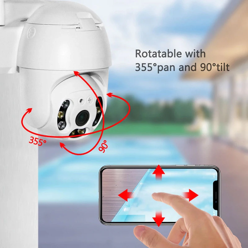 Set van 4 Smart WiFi Beveiligingscamera's – SmartCam Set 4X