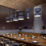 Orlee Hanglamp – Modern Geometrisch Ontwerp in Mat Zwart, Wit & Grijs