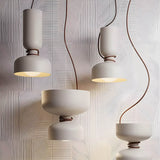 Orlee Hanglamp – Modern Geometrisch Ontwerp in Mat Zwart, Wit & Grijs