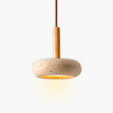 OSHO Steen Hanglamp – Elegante Travertine Ontwerp voor een Natuurlijke Touch