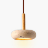 OSHO Steen Hanglamp – Elegante Travertine Ontwerp voor een Natuurlijke Touch