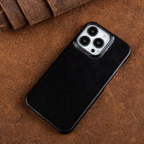 Ölwachs Echt Leer Apple iPhone Hoes