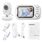 Babybewaking met nachtzicht en 2-weg audio – Inclusief temperatuurweergave