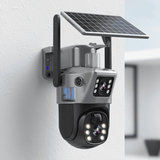 DualGuard Solar 4K – Draadloze beveiligingscamera met zonnepaneel & 360° zicht