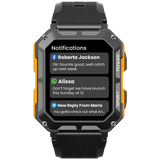 Robuuste Smartwatch met Hartslagmeter & Stappenteller - EnduranceX