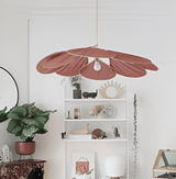 Hanglamp van Stof met Vintage Bloemmotief voor Woonkamer en Eetkamer