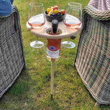 PICKY Wijn Tafel – Draagbare Wijn Tafel voor Picknick & Buiten Genot