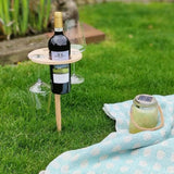 PICKY Wijn Tafel – Draagbare Wijn Tafel voor Picknick & Buiten Genot
