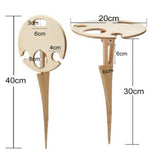 PICKY Wijn Tafel – Draagbare Wijn Tafel voor Picknick & Buiten Genot