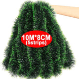 TREELINE – Premium Groene Decoratietape voor Kransen en Kerstboomdecoratie
