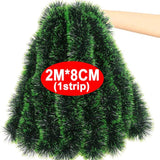 TREELINE – Premium Groene Decoratietape voor Kransen en Kerstboomdecoratie