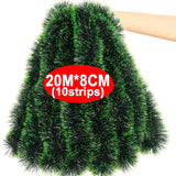 TREELINE – Premium Groene Decoratietape voor Kransen en Kerstboomdecoratie
