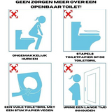 Hygiënische Wegwerp-Toiletzittingbescherming – SafeSit