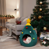 CATYPINE – Kerstboom-kattenbed voor een gezellige winterervaring